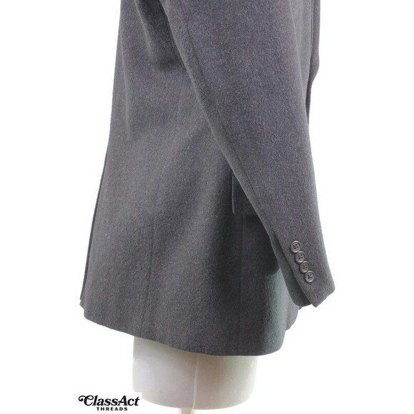 Joseph & Feiss Men's Charcoal Gray 100% Camelhair 2 Button Blazer Sport Coat 44R - Picture 4 of 9